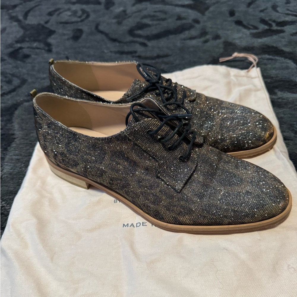 SJP Leopard-Print Glitter Ace : Rare